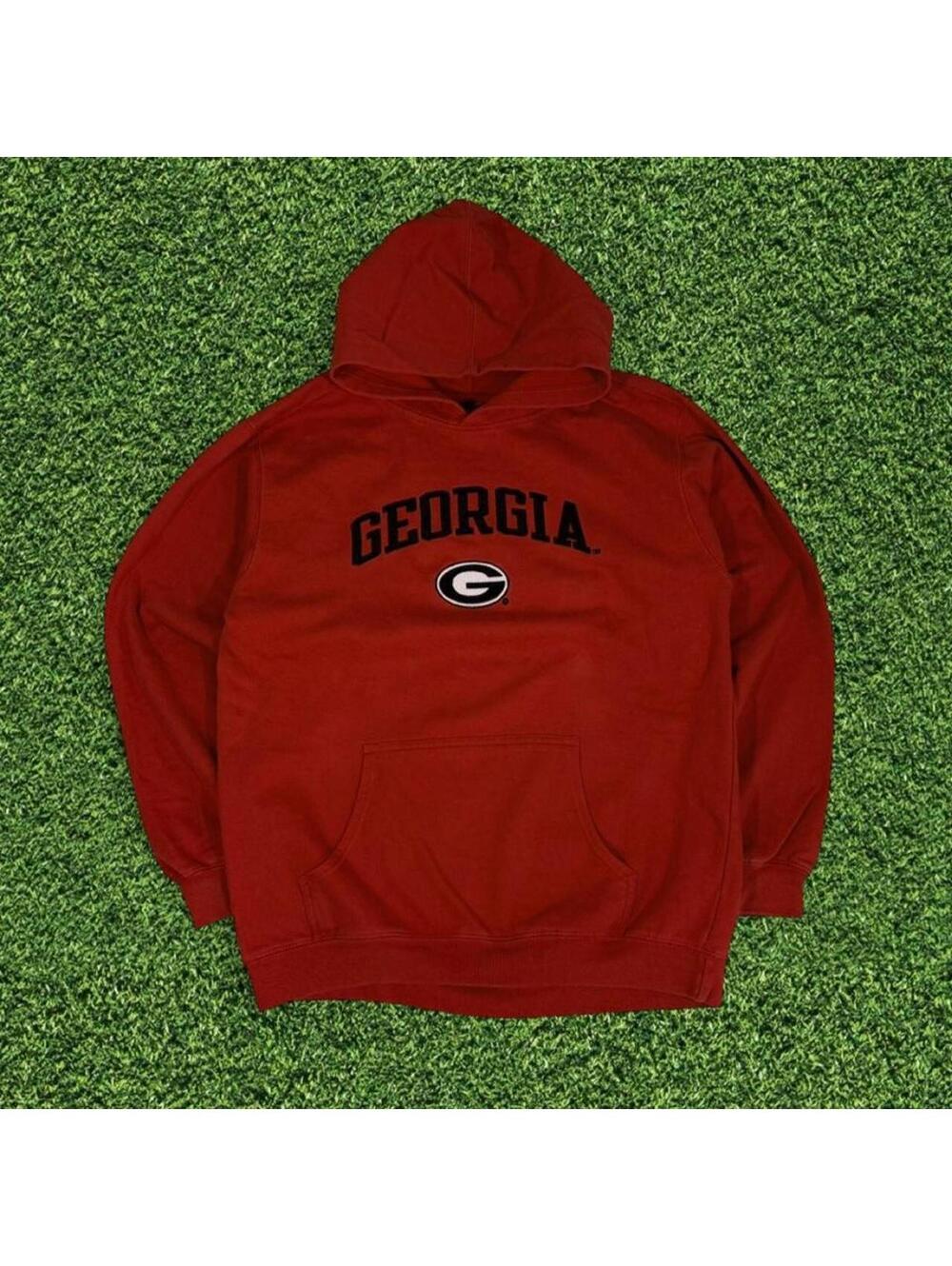 Georgia Bulldogs Red NCAA Hoodie Men's M/L No Size Tag